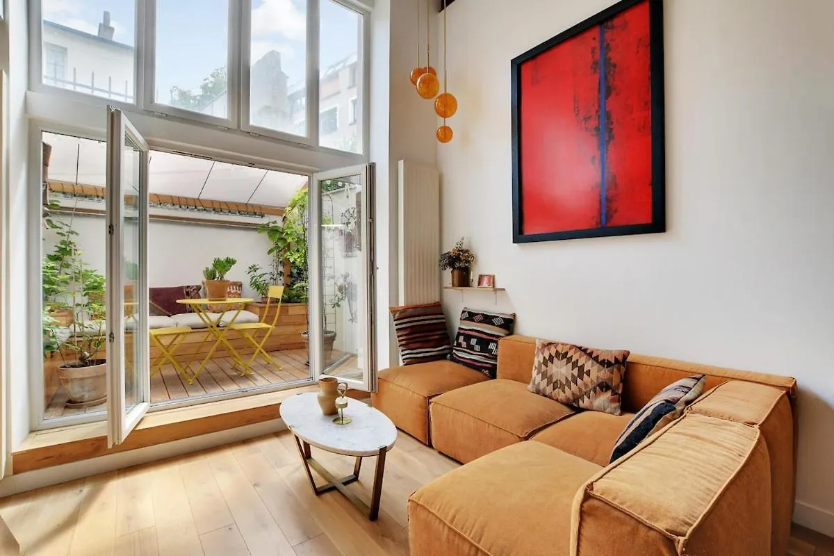 Bright Loft With Terrace - Belleville Paris 0*,